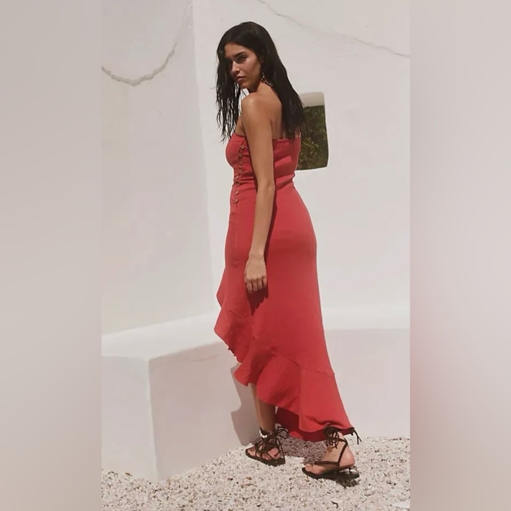 - Free people made me blush midi dress